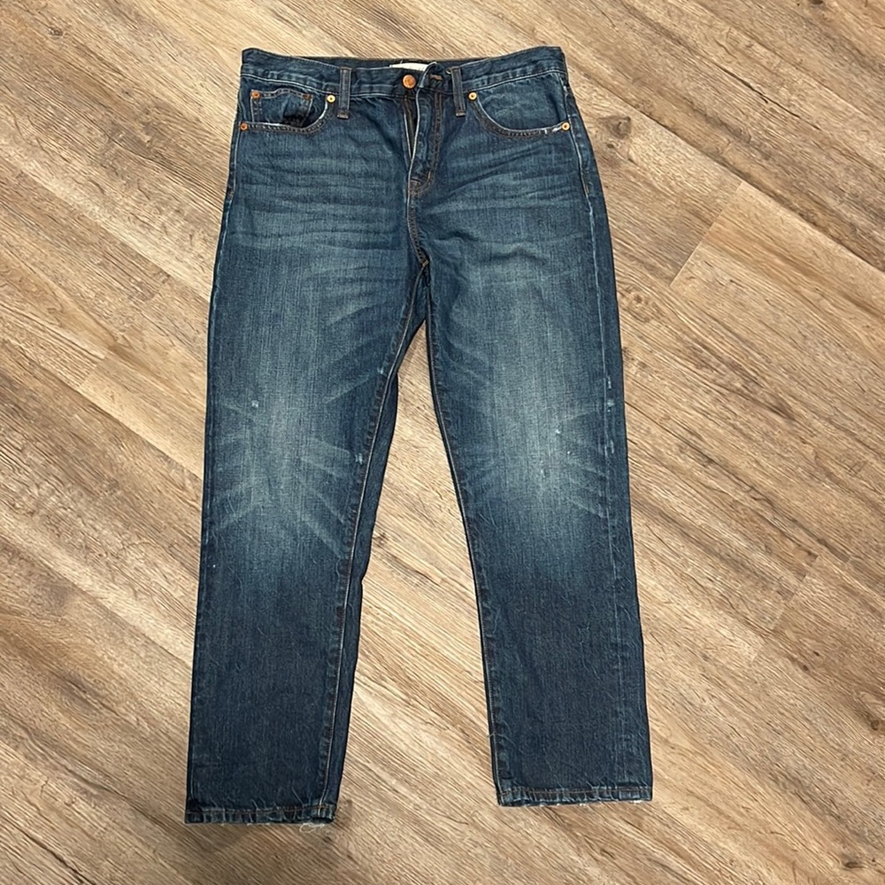 Madewell straight leg crop jeans, new without tags! Size 29.